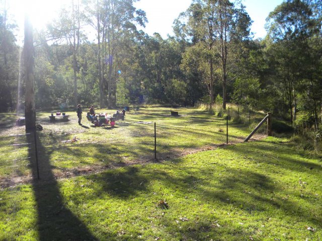Community discussion group, Euroka Park, lower Blue Mountains